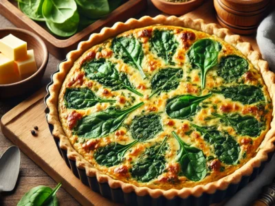 Как да приготвим перфектния киш със спанак