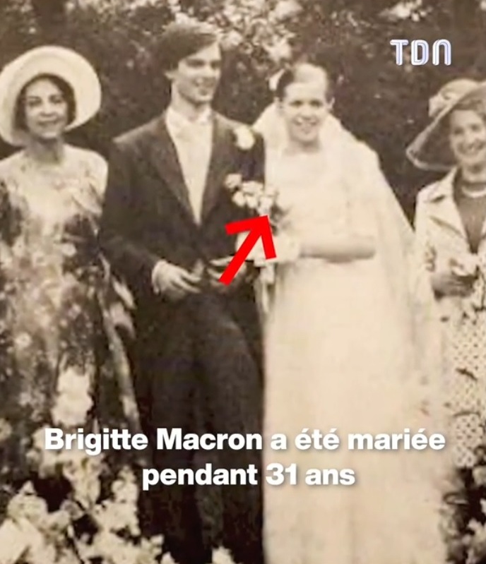 1751978307 253 Ето как изглеждаше Брижит Макрон на първата си сватба А