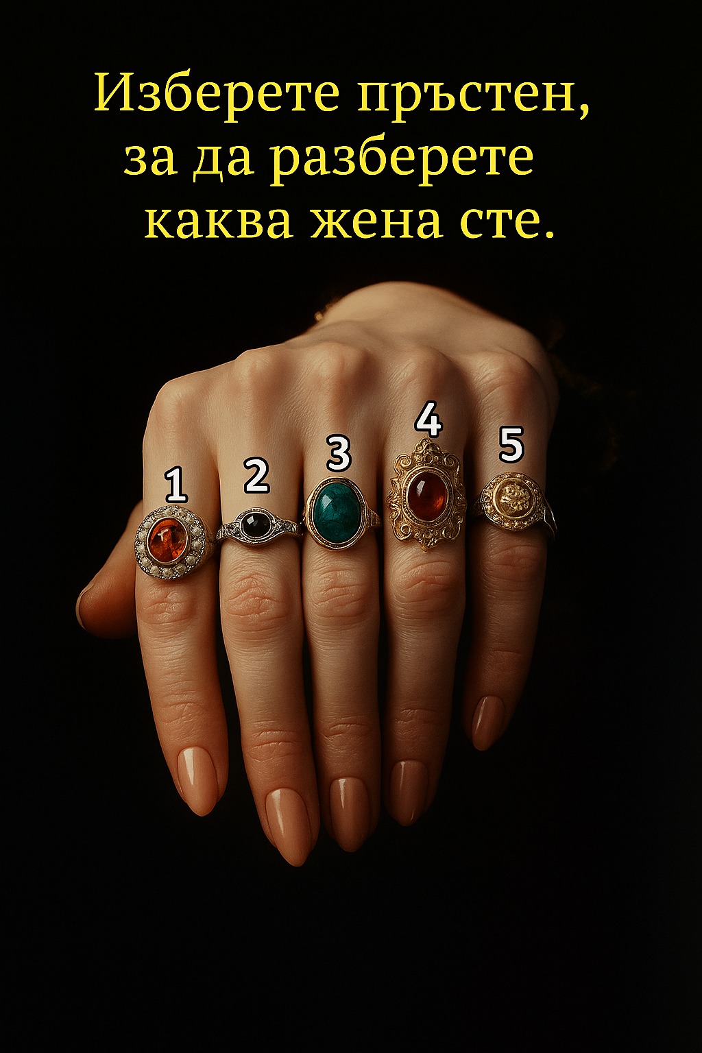 izberete prsten za da razberete kakva zhena ste