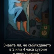 li che sbuzhdaneto v 3 ili 4 chasa sutrinta