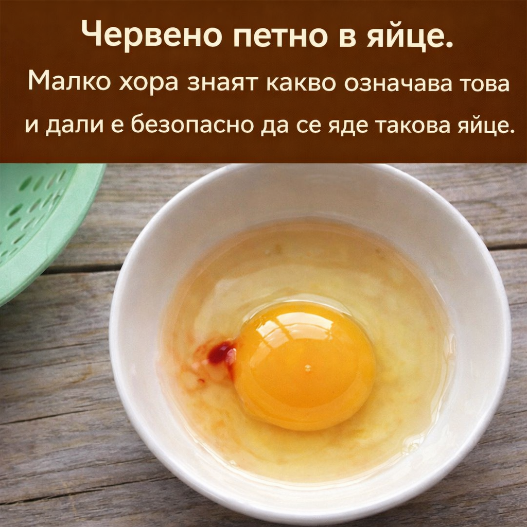 cherveno petno v yajcze malko hora znayat kakvo oznachava tova. malko hora znayat kakvo oznachava to