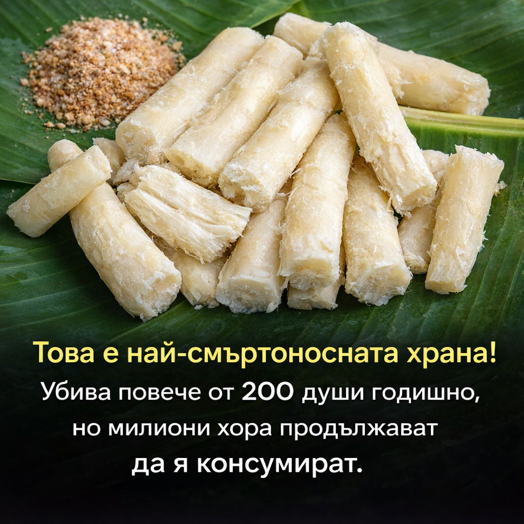 tova e naj smrtonosnata hrana ubiva poveche ot 200 dushi godishno