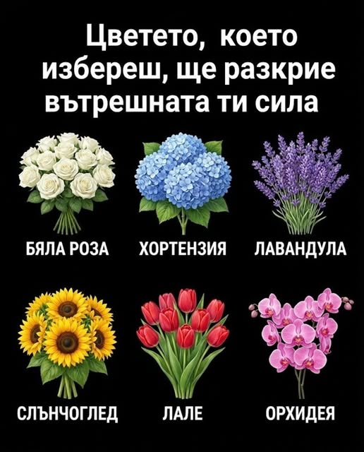 Цветето, което избереш, ще разкрие вътрешната ти сила 6 czveteto koeto izberesh shhe razkrie vtreshnata ti sila