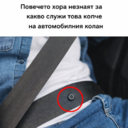 povecheto hora ne znayat za kakvo sluzhi tova kopche na avtomobilniya kolan