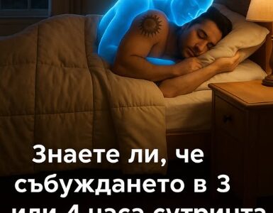 znaete li che sbuzhdaneto v 3 ili 4 chasa sutrinta