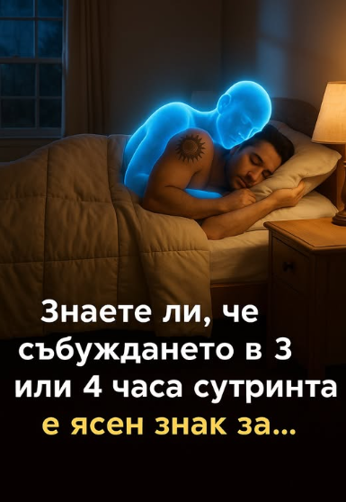 znaete li che sbuzhdaneto v 3 ili 4 chasa sutrinta