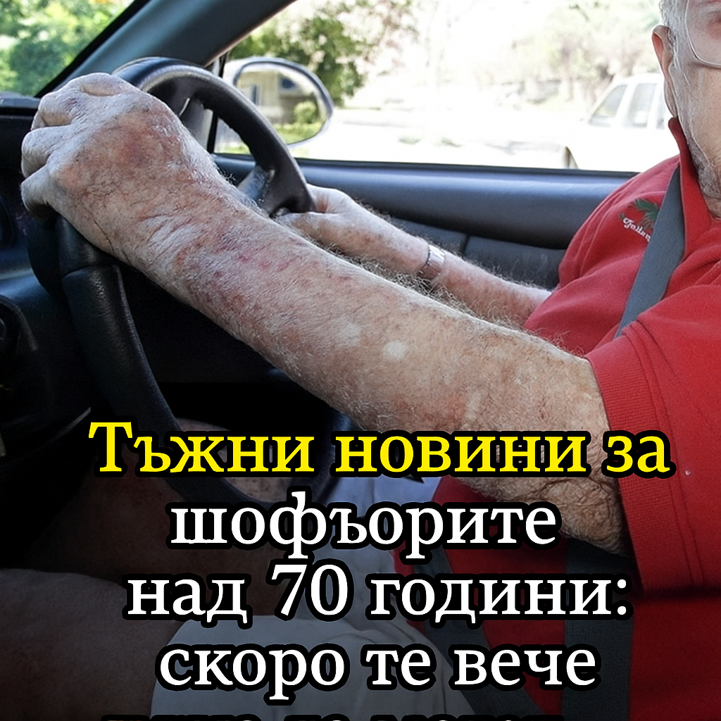 tzhni novini za shoforite nad 70 godini skoro te veche
