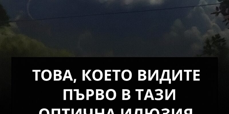 tova koeto zabelyazvash prvo mozhe da razkrie neshho sshhestveno za