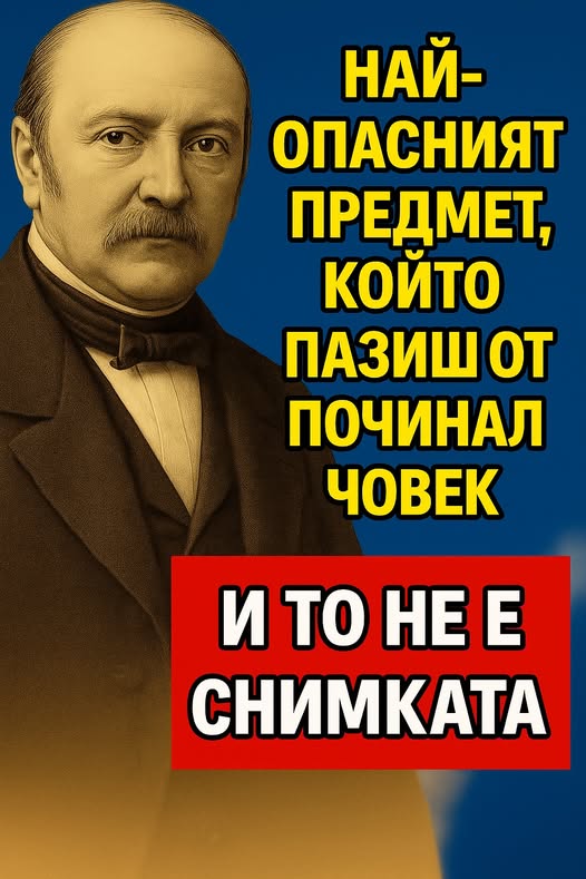 naj opasniyat predmet kojto pazish ot pochinal chovek i to ne